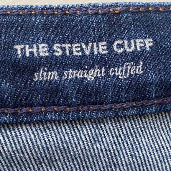 AG Adriano Goldschmied The Stevie Cuff Slim Straight Cuffed Size 31 - Picture 11 of 15